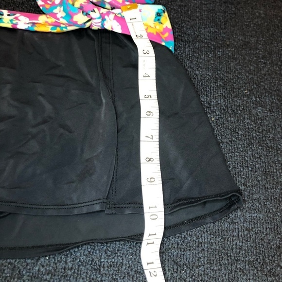 ANA A New Approach Black & Multi-Colored Floral Bikini Size 10 - Picture 12 of 13